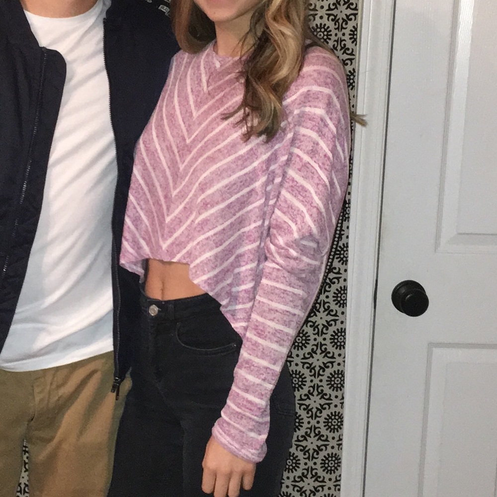 Pink Long Sleeve Top